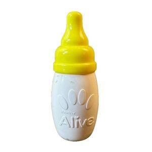 WowWee Alive Minis White Tiger Cub Replacement Bottle Feed Me Yellow White Toy
